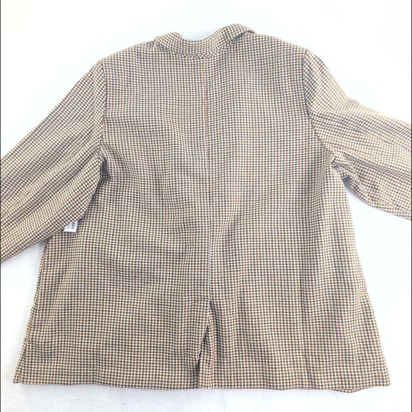 Old Navy NWT Double Breasted Herringbone Blazer PreppyAcademia Career Women's 4X - Picture 8 of 8